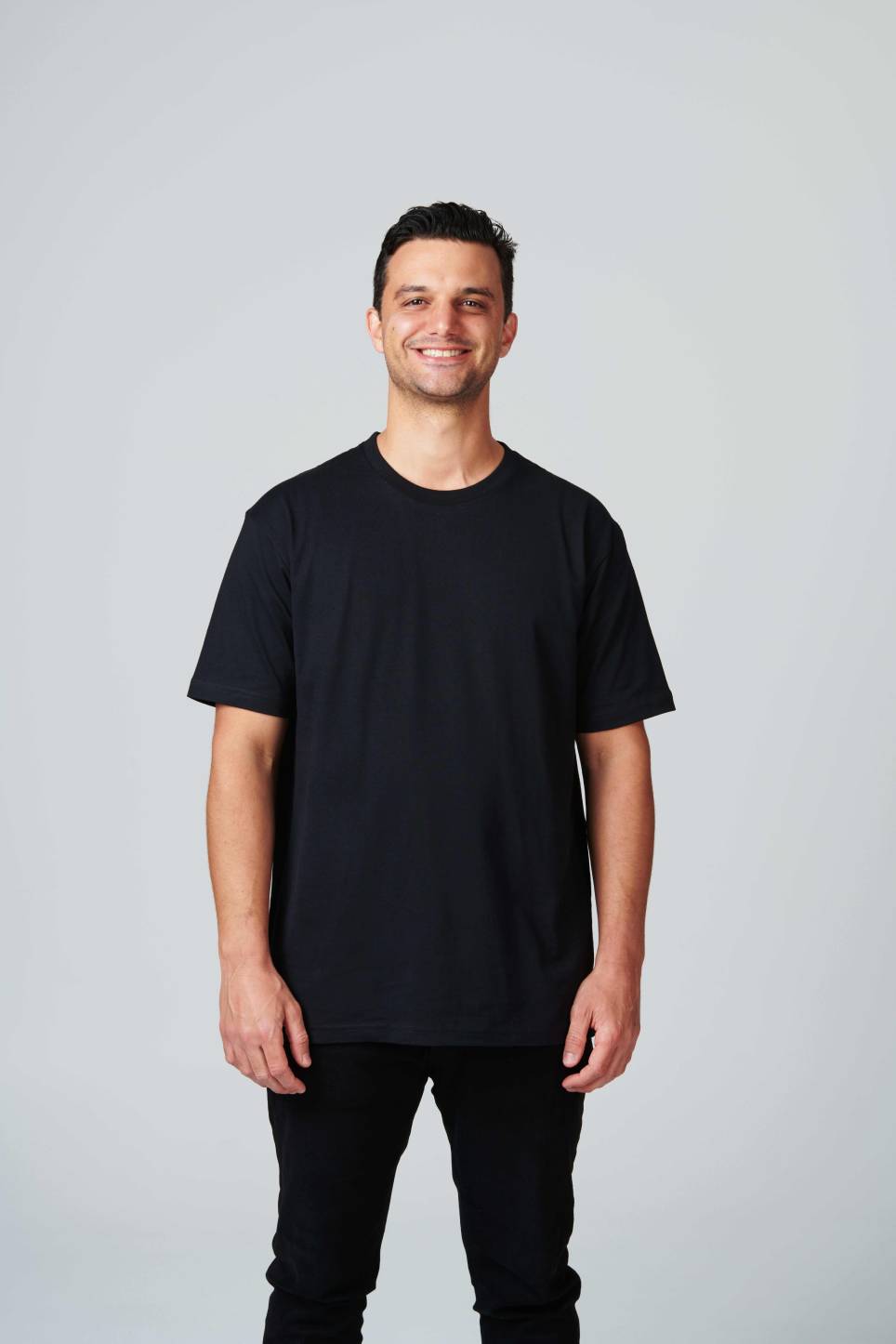 Organic Wholesale Clothing | CE F300 BLK FRONT IZAAK1